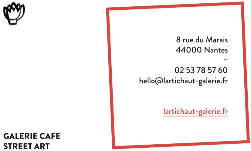 carte de visite artichaut nantes galerie street art